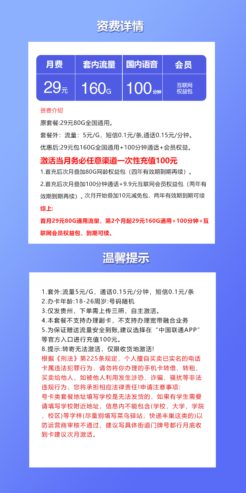贵州专属联通卡【29元160G+100分钟+会员】详情.jpg